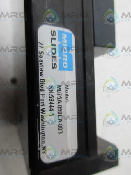 MICROSLIDES M075A-050LA-003 UNMP