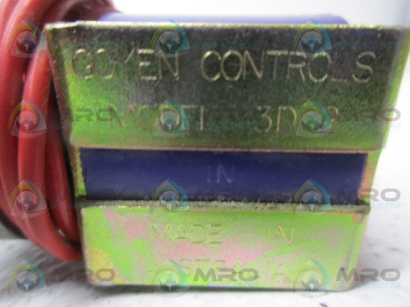 GOYEN CONTROLS 3D2 SOLENOID VALVE UNMP