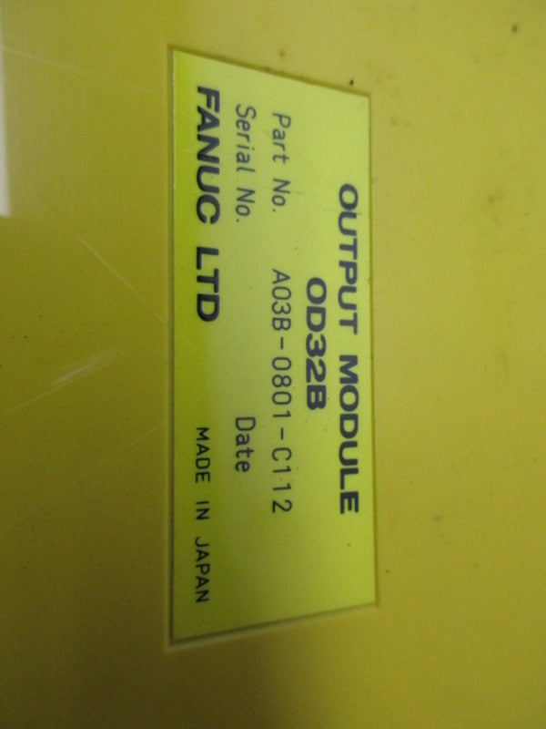 FANUC A03B-0801-C112 OUTPUT MODULE UNMP