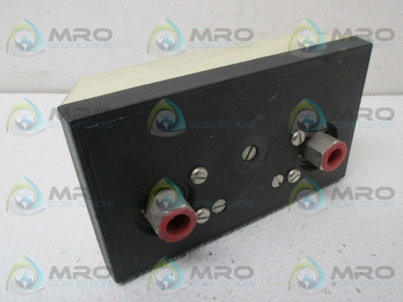 WALLACE & TIERNAN NPXB2719 FLOW METER UNMP
