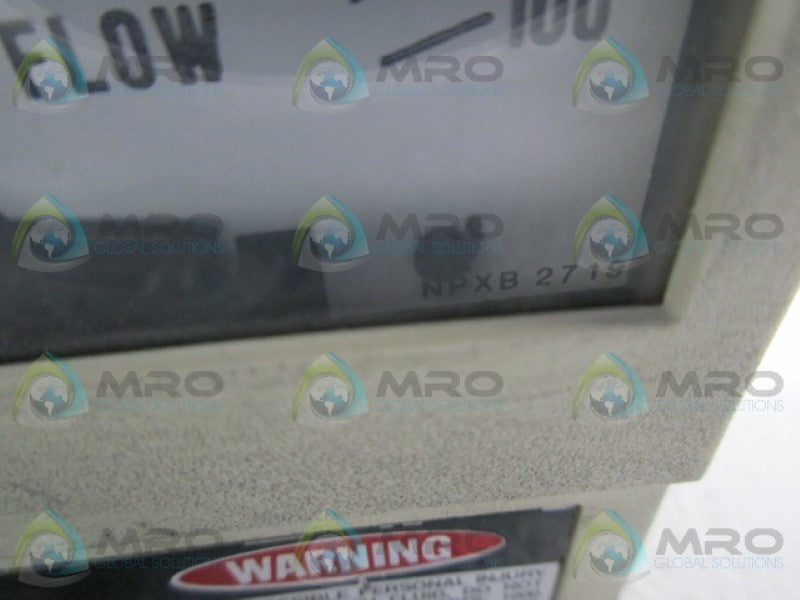 WALLACE & TIERNAN NPXB2719 FLOW METER UNMP