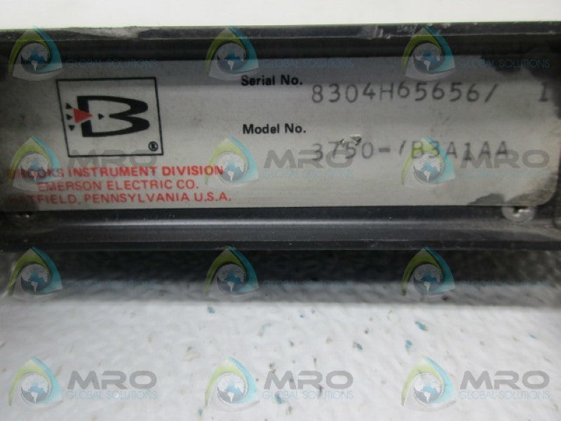 BROOKS 3750-7B3A1AA FLOW METER UNMP