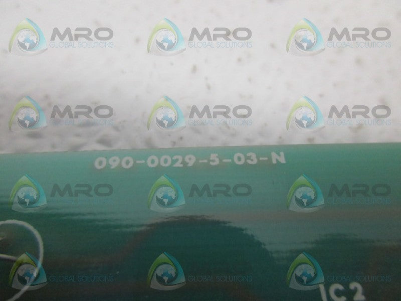 PANALARM 090-0029-5-03-N PC SEQUENCE BOARD UNMP