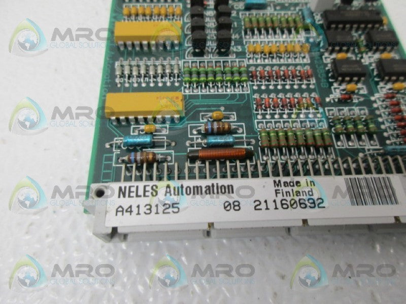 NELES AUTOMATION A413125 INPUT MODULE UNMP