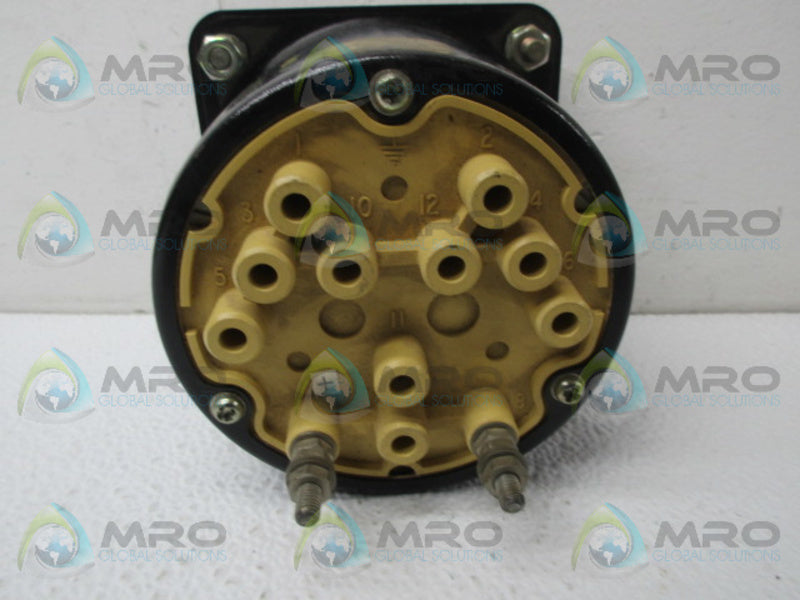 CROMPTON 077-11VA-NLNL PANEL METER 0-30VDC UNMP
