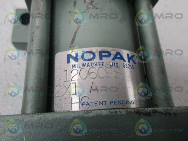 NOPAK 1206098 CLH62X1A PNEUMATIC CYLINDER UNMP