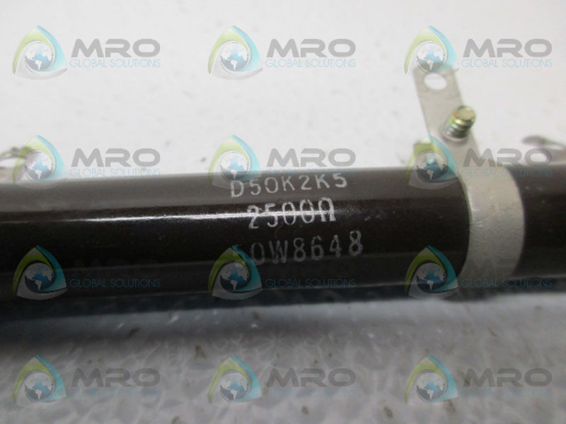 OHMITE D50K2K5 RESISTOR 2500 OHMS UNMP