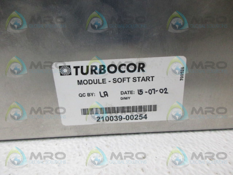 TURBOCOR 210039-00254 SOFT START MODULE UNMP