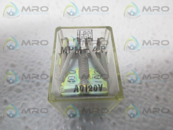 TEC MPM-4P RELAY 120VAC UNMP