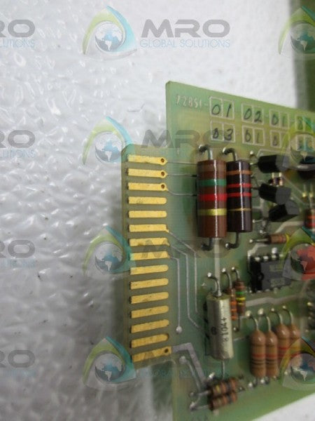 BENTLY NEVADA 72851-01-02-01-01-03-01-01-81 CONTROL BOARD UNMP