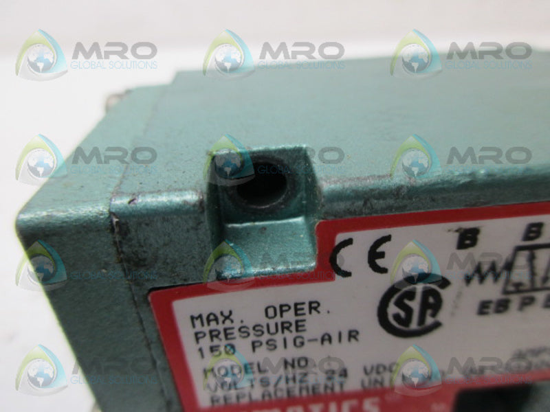 NUMATICS 081SA400M011Z61 SOLENOID VALVE UNMP
