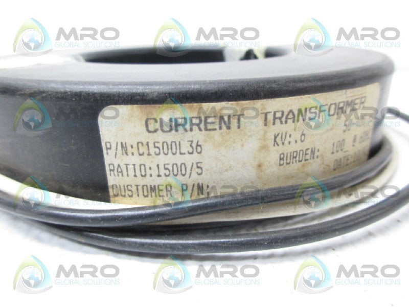 WICC C1500L36 CURRENT TRANSFORMER UNMP