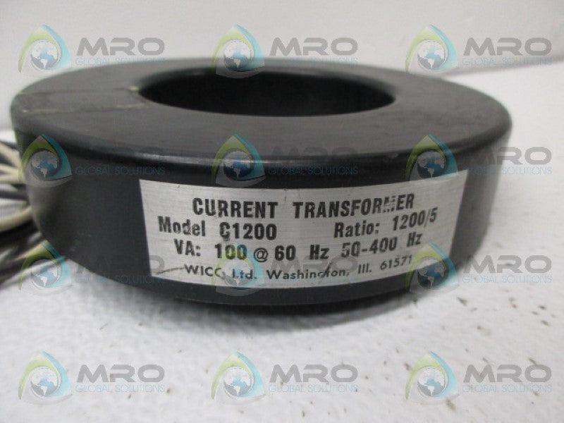 WICC C1200 CURRENT TRANSFORMER UNMP