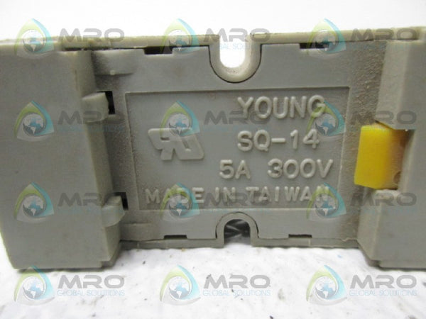 YOUNG SQ-14 RELAY SOCKET NSNP