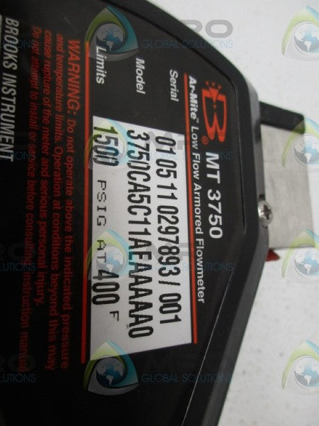 BROOKS 3750CA5C11AEAAAAA0 FLOW METER NSNP
