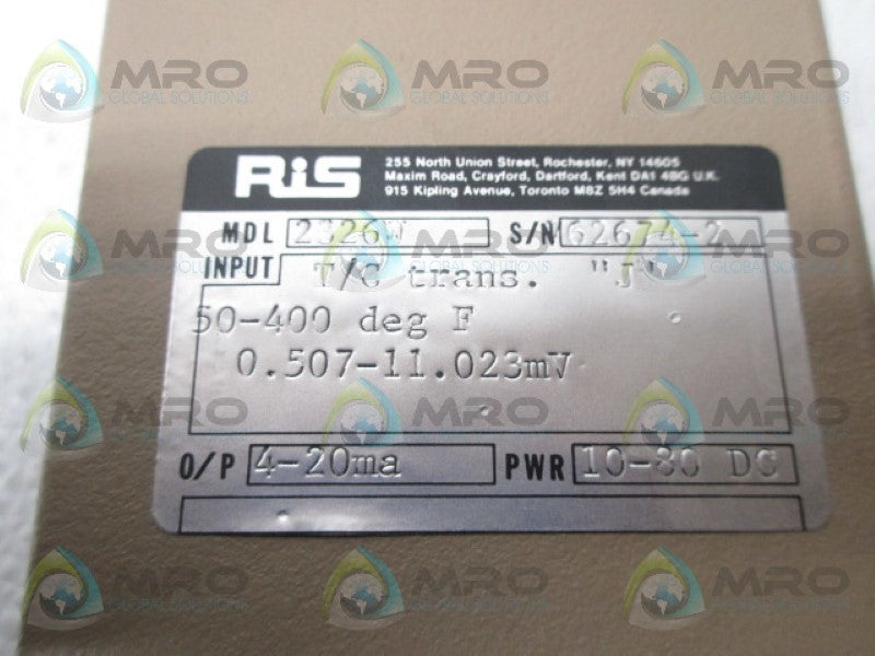 RIS 2326W WATT TRANSDUCER NSNP