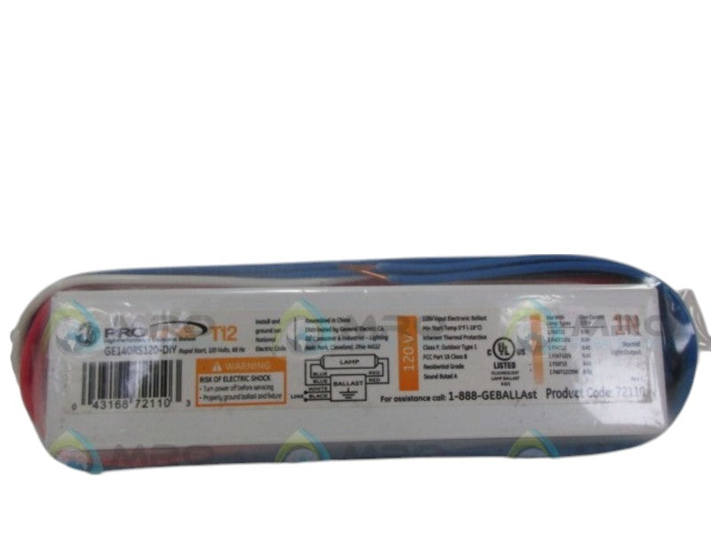 GENERAL ELECTRIC GE140RS120-DIY ELECTRONIC BALLAST NSMP