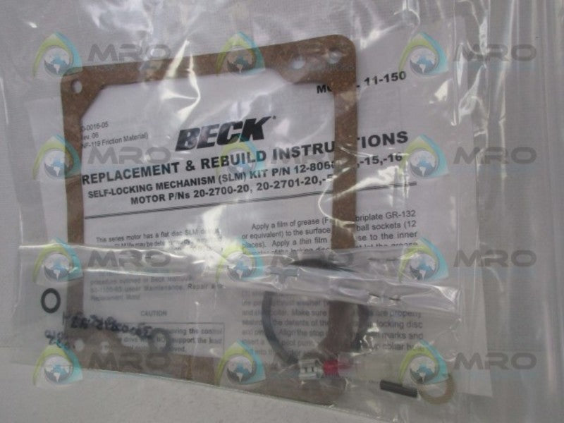 BECK 11-150 SELF-LOCKING MECHANISM KIT NSNP
