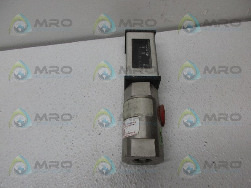 BROOKS 3602-08E2A1D FLOW METER UNMP