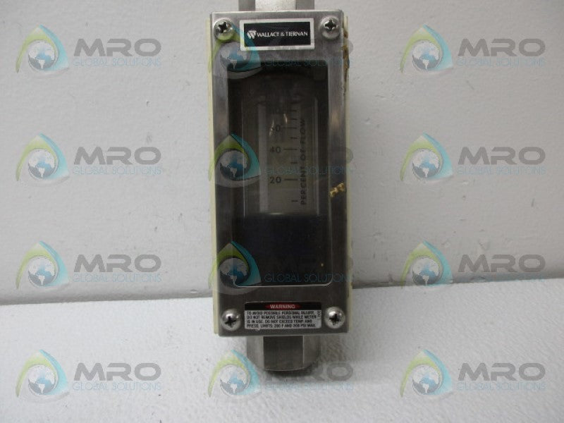 WALLACE & TIERNAN 5510A02107GXE FLOW METER UNMP