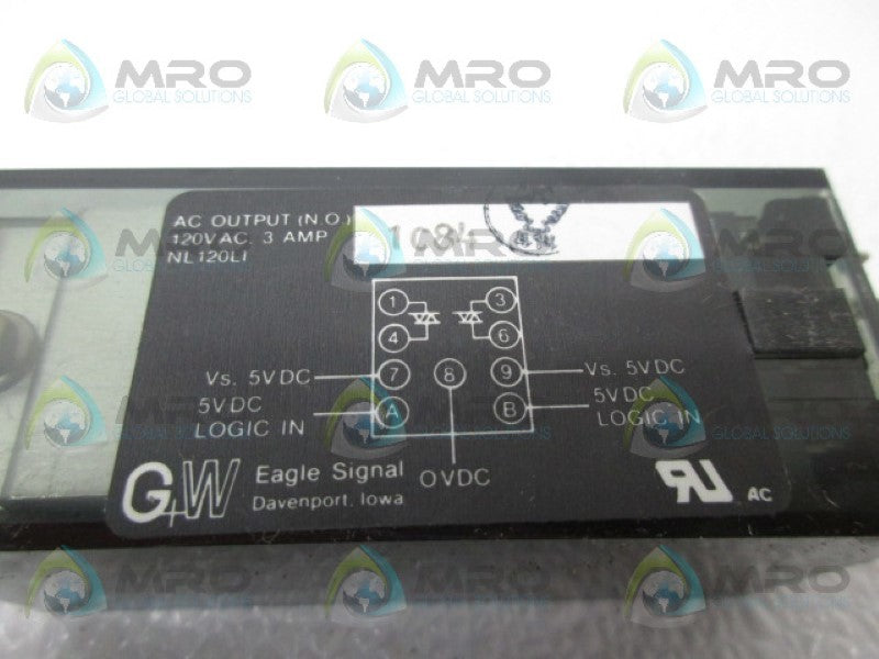 EAGLE SIGNAL NL120L1 1C84 OUTPUT MODULE UNMP