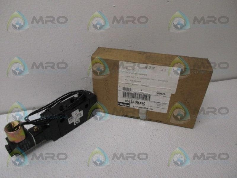 PARKER B512ADH49C SOLENOID VALVE NSMP