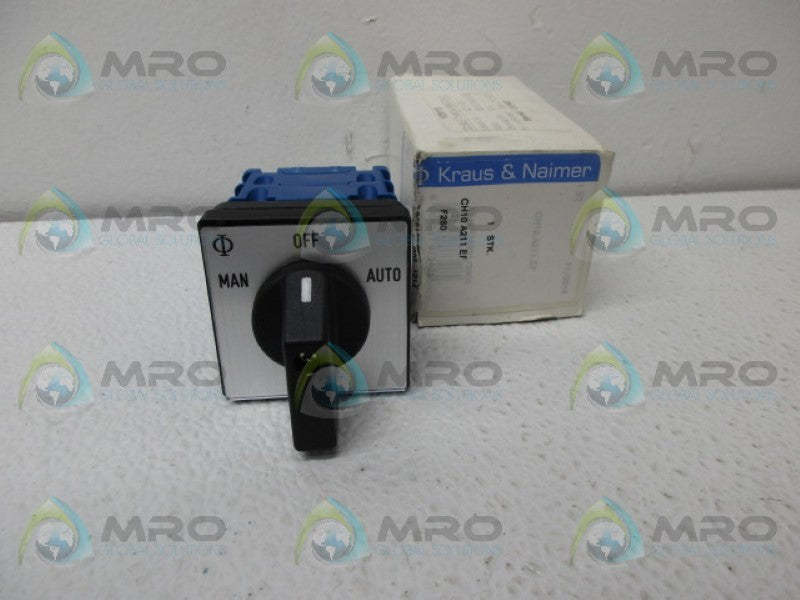 KRAUS & NAIMER CH10A211EF ROTARY SWITCH NSMP