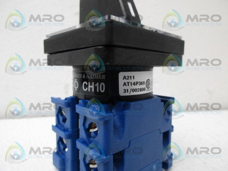 KRAUS & NAIMER CH10A211EF ROTARY SWITCH NSMP