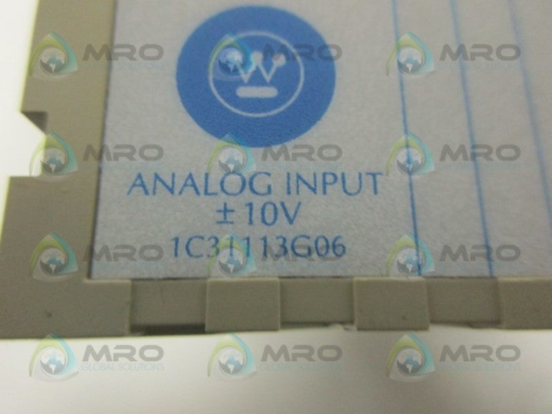 WESTINGHOUSE 1C31113G06  ANALOG INPUT  NSNP