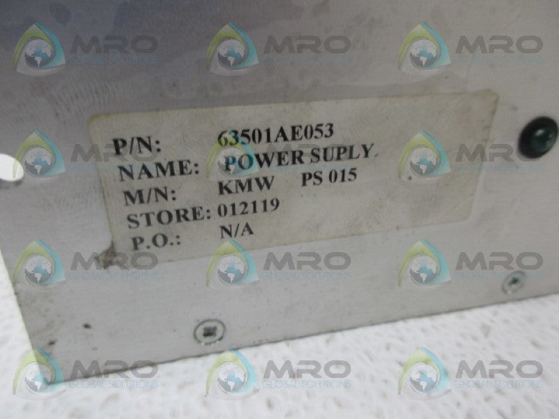 POWER SUPPLY 63501AE053 KMWPS015 NSNP