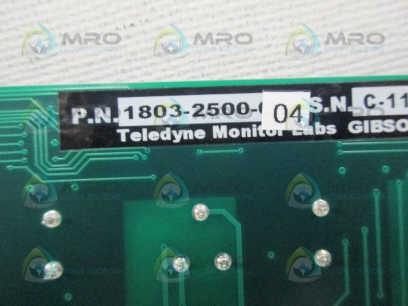 TELEDYNE MONITOR 1803-2500-04 NSNP