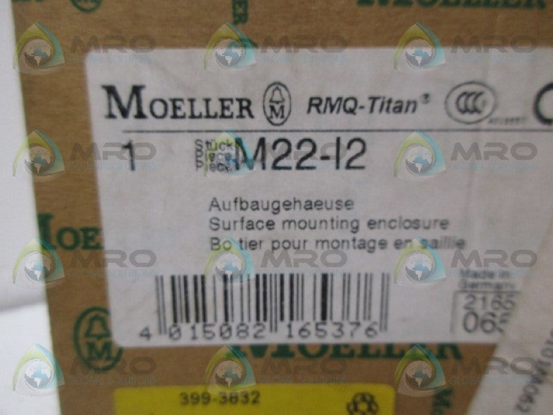 KLOCKNER MOELLER M22-I2 SURFACE MOUNTING ENCLOSURE NSMP