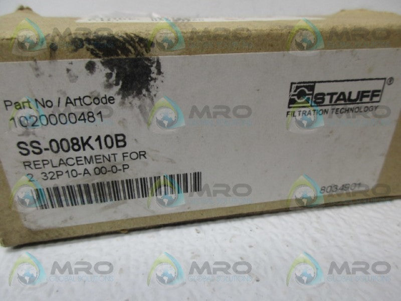 STAUFF SS-008K10B FILTER NSMP