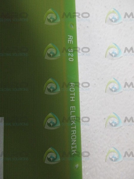 ROTH RE920 CONTROL BOARD NSNP