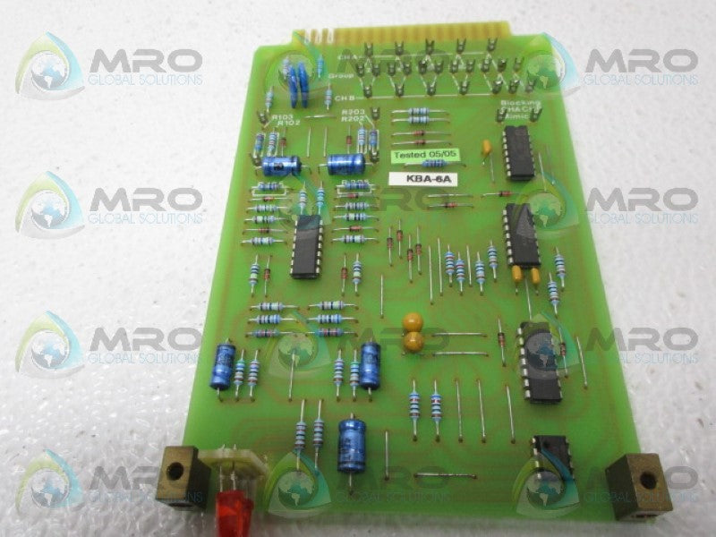 KONGSBERG KBA-6A CONTROL BOARD NSMP