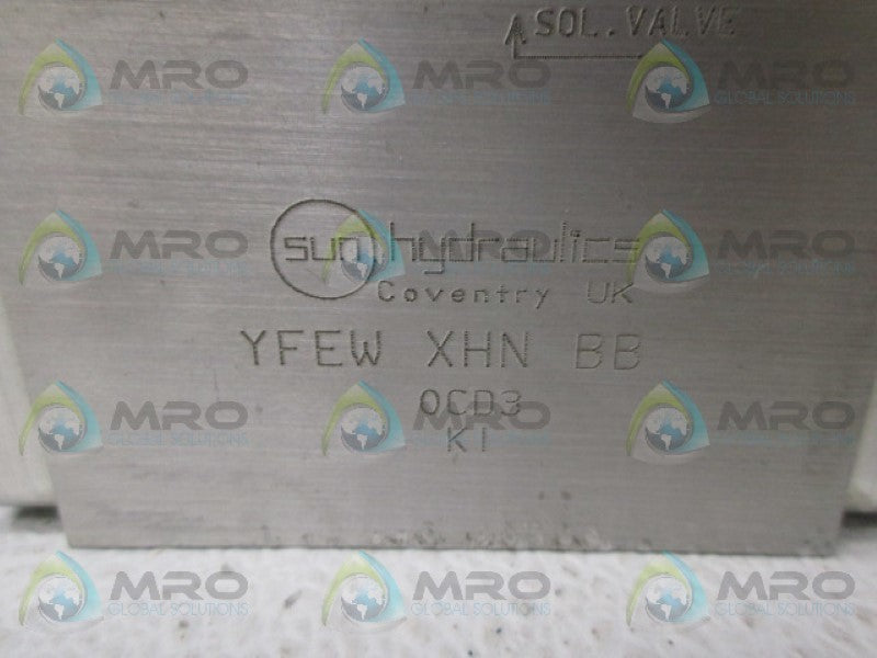 SUN HYDRAULICS YFEWXHNBB PRESSURE COMPENSATOR UNMP
