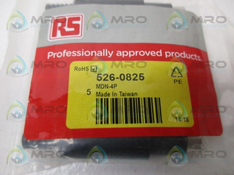 RS COMPONENTS 526-0825 MINIATURE PLUG (PKG OF 5) NSMP