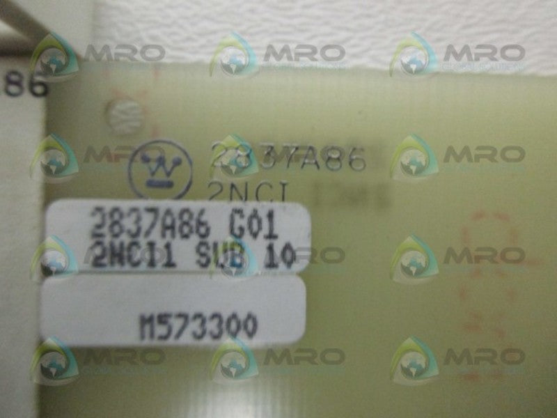 WESTINGHOUSE 2837A86G01 UNMP