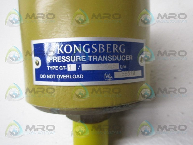 KONGSBERG GT-1/-1+2,5 PRESSURE TRANSDUCER NSNP