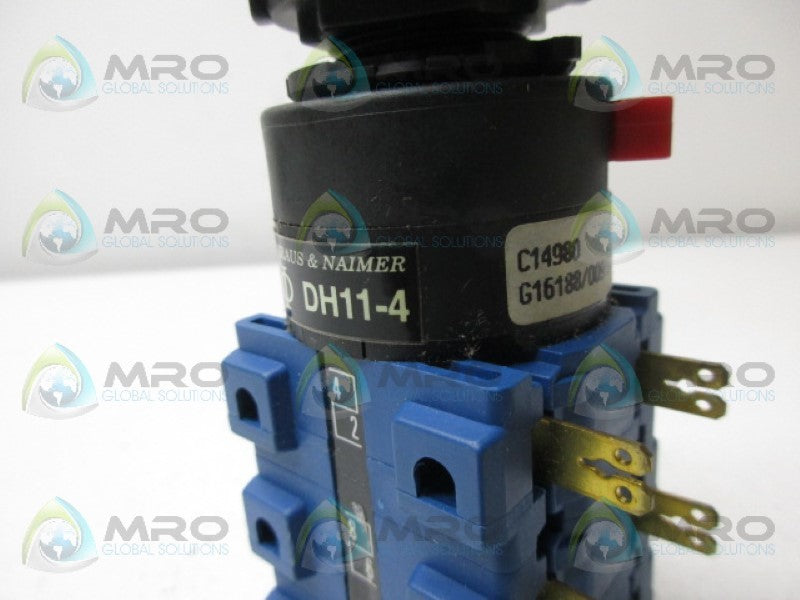 KRAUS & NAIMER DH11-4 C14980 ROARTY SWITCH NSNP