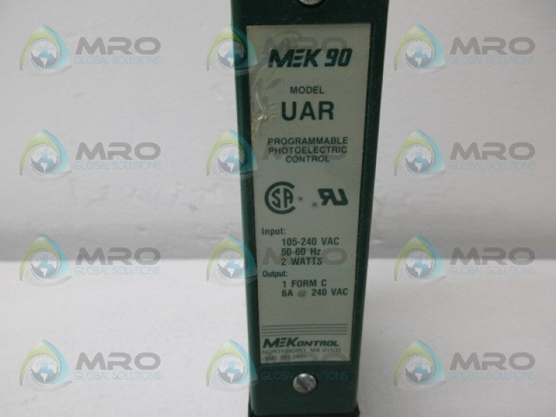MEKONTROL MEK-90-UAR PHOTOELECTRIC CONTROL NSMP
