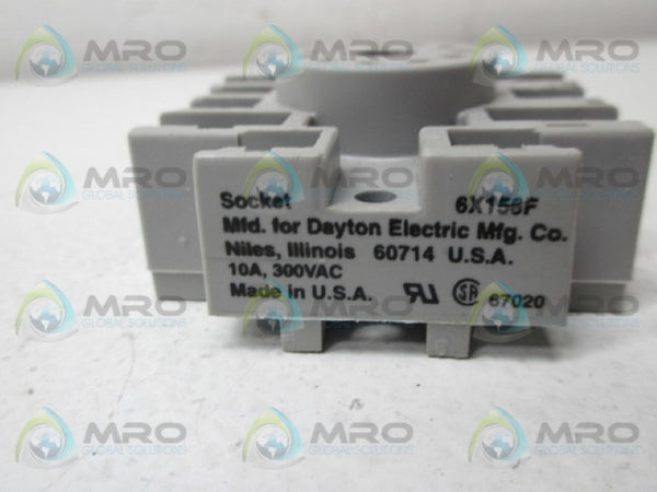 DAYTON 6X156F RELAY SOCKET NSNP