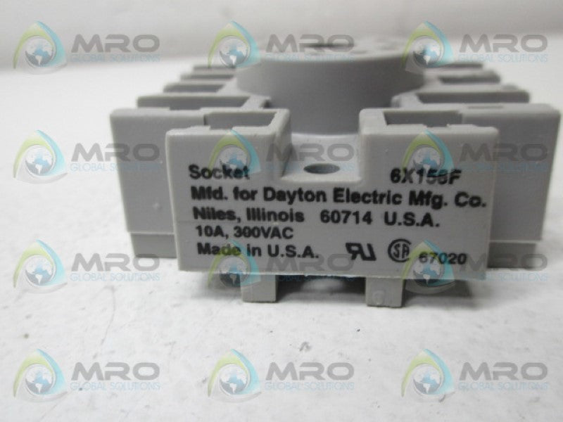 DAYTON 6X156F RELAY SOCKET NSNP