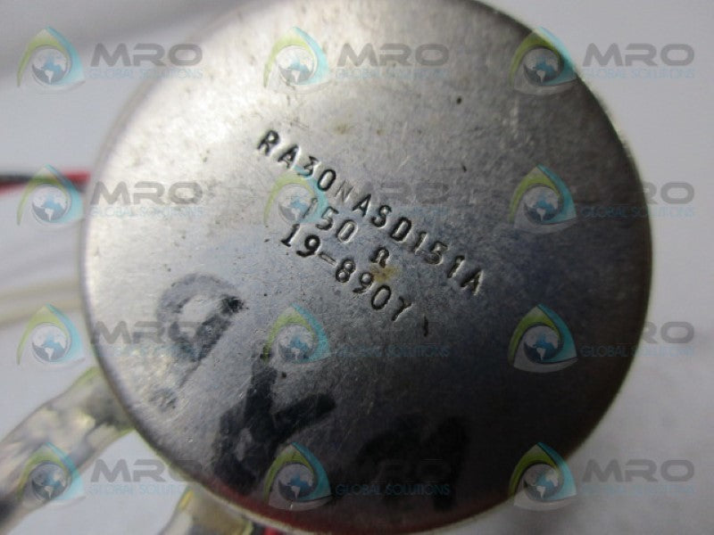 HONEYWELL RA30NASD151A POTENTIOMETER 150 OHMS NSNP