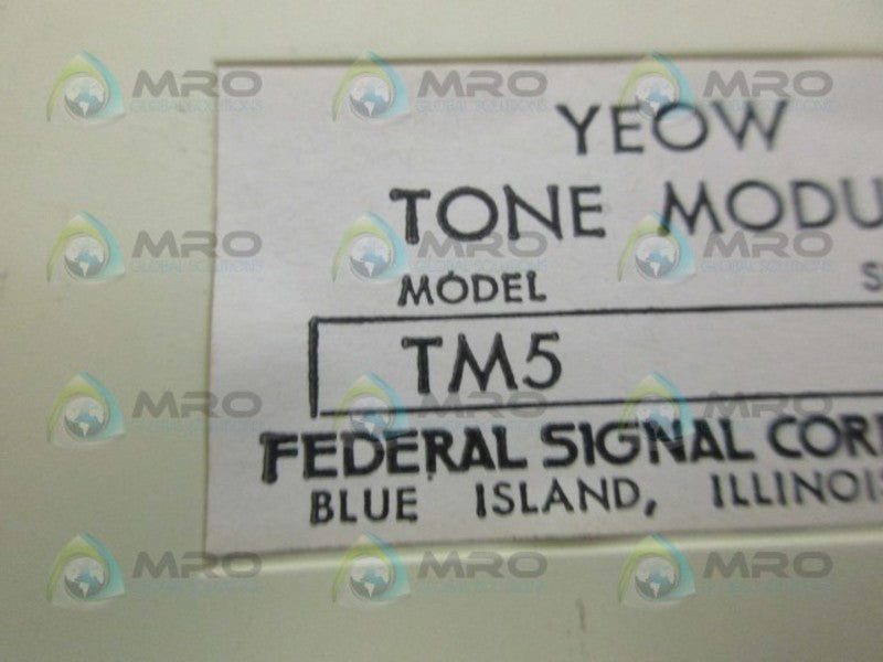 INDUSTRIAL SPARE PART TM5 YEOW TONE MODULE UNMP