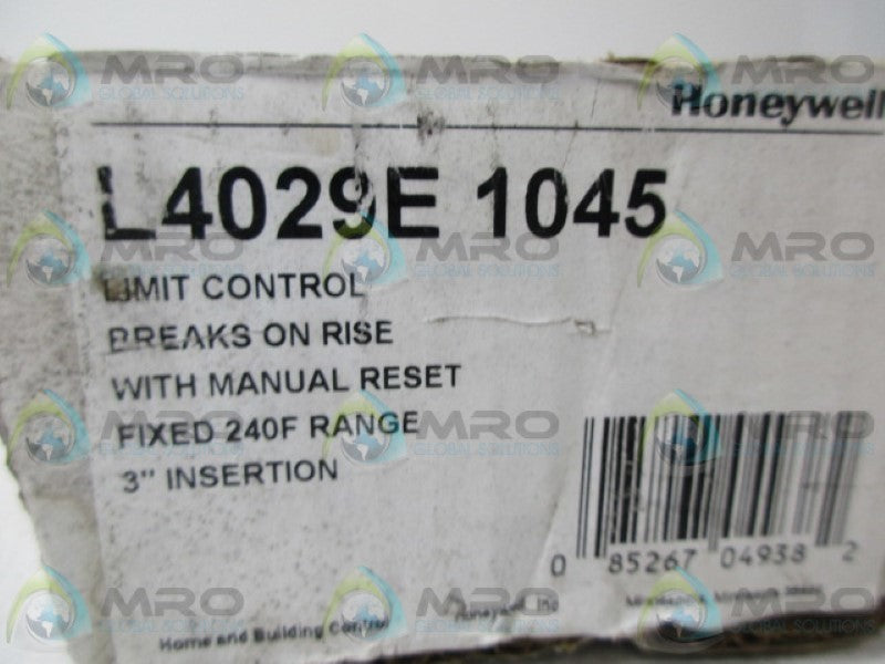 HONEYWELL L4029E1045 LIMIT CONTROL NSMP