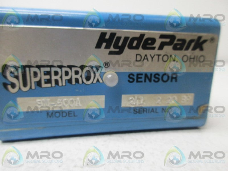 HYDE PARK SM-500A ULTRASONIC SENSOR UNMP