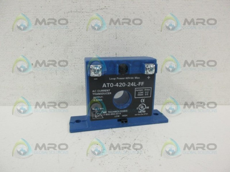NK TECHNLOGIES AT0-420-24L-FF CURRENT TRANSDUCER NSMP