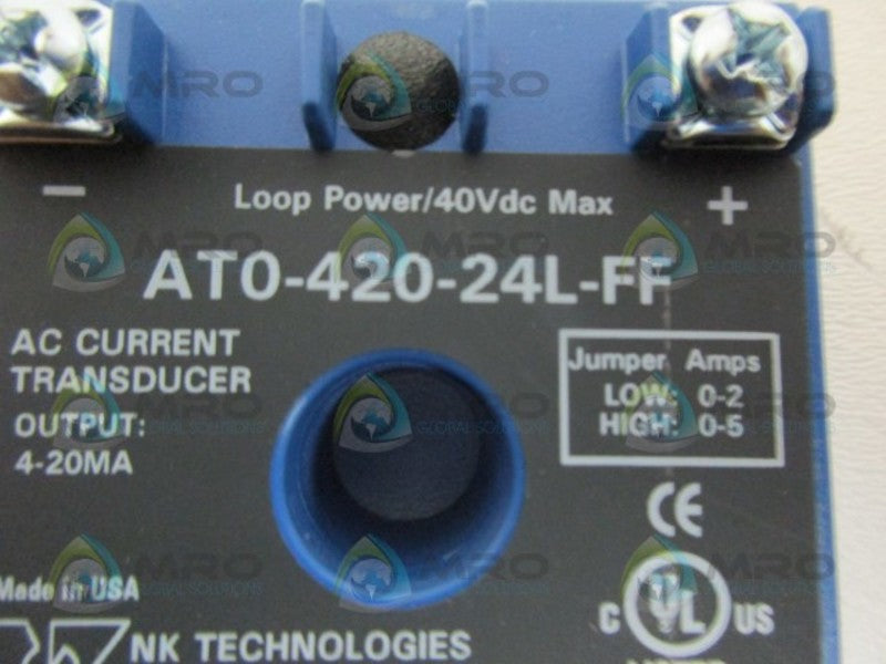 NK TECHNLOGIES AT0-420-24L-FF CURRENT TRANSDUCER NSMP