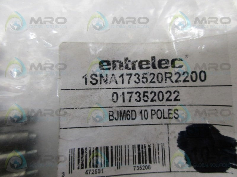 ENTRELEC 1SNA173520R2200 017352022 TERMINAL BLOCK JUMPER NSNP